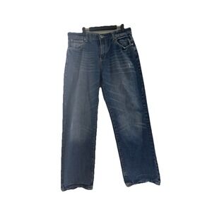 CARBON Jeans Men's 34x32 Blue Straight Leg Mid Rise Bootcut Medium Wash Denim‎